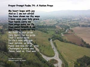 Psalm prayer prompt 74